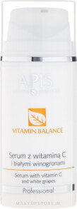 Aufhellendes Gesichtsserum mit Vitamin C und weißer Traube - APIS Professional Vitamin-Balance Algae Serum