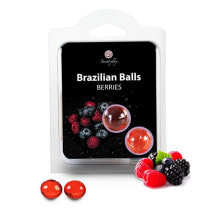 Интимный крем или дезодорант Secret Play 2 Berries Brazilian Balls Set