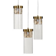 BIGBUY HOME Crystal Metal Ceiling Light 31x31x45 cm