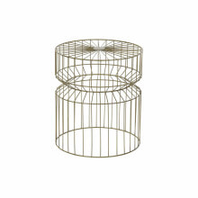 Side table DKD Home Decor Golden Metal (40,5 x 40,5 x 46 cm)