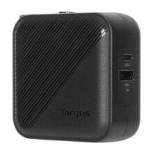 Targus APA803GL зарядное устройство для мобильных устройств Универсальная Черный Кабель переменного тока Быстрая зарядка Для помещений