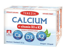 Кальций terezia Company Кальций + витамин D3 и K2 30 капсул