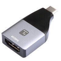 Techly IADAP USBC-HDMI4K USB графический адаптер 4096 x 2160 пикселей Черный, Серебристый