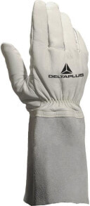 Средства индивидуальной защиты рук для строительства и ремонта dELTA PLUS Welding gloves made of goatskin leather cuff 15cm size 9 (TIG15K09)