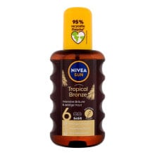 Nivea Sun Tropical Bronze Oil Spray SPF6 200 ml sonnenschutz wasserfest unisex