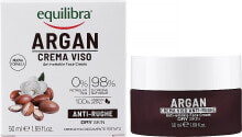 Anti-Falten Gesichtscreme mit Hagebuttenöl und Hyaluronsäure - Equilibra Argan Cream