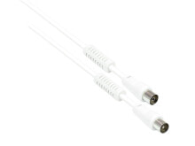 Комплектующие для телекоммуникационных шкафов и стоек alcasa S-PAK30 коаксиальный кабель 30 m IEC Белый