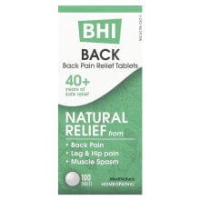 BHI, Back Pain Relief Tables, 100 Tablets