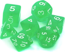 Rebel RPG Dice Set Crystal Light Green (106261)