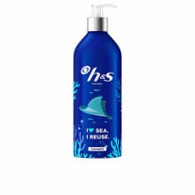 Шампуни для волос Head & Shoulders I love sea, I refuse Shampoo Шампунь против перхоти Многоразовая алюминиевая бутылка  430 мл