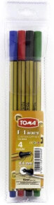 Письменная ручка Toma Cienkopis F-Liner 0,4mm /4 kol. TOMA - TO-344 Z94