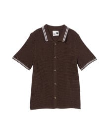 COTTON ON big Boys Knitted Short Sleeve Shirt