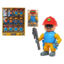 ATOSA S Firefighters 8 Cm 6 Assorted Doll