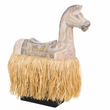 Decorative Figure Alexandra House Living Wood Marine algae Horse 58 x 17 x 44 cm