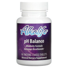 Калий Алкалайф, pH Balance, 90 таблеток, покрытых кишечнорастворимой оболочкой