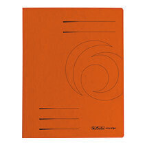 Herlitz 10902922 - A4 - Cardboard - Orange - Portrait - 1 pc(s)