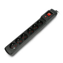 Power strip with protection Armac Multi M6 black - 6 sockets - 5m