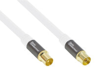 Комплектующие для телекоммуникационных шкафов и стоек alcasa GC-M2050 коаксиальный кабель 30 m IEC/Koax IEC RG-6/U Белый