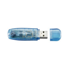 Intenso Rainbow Line USB флеш накопитель 4 GB USB тип-A 2.0 Синий 3502450