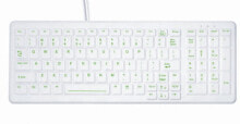 Клавиатуры клавиатура Белая Active Key AK-C7000 USB QWERTZ AK-C7000F-U1-W/GE