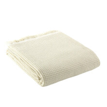 Blanket Alexandra House Living Abella Cream 180 x 260 cm