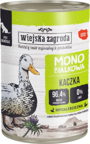 Wiejska Zagroda Wiejska Zagroda Monobiałkowa Kaczka puszka 400g