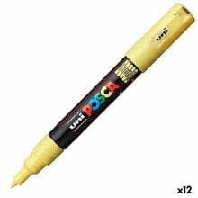 Фломастер POSCA PC-1M Жёлтый (6 штук) (12 штук)