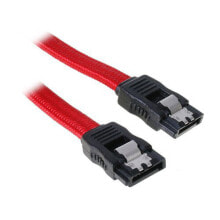 Компьютерные кабели и коннекторы bitFenix SATA 6Gb/s, 0.3m кабель SATA 0,3 m Красный BFA-MSC-SATA330RK-RP