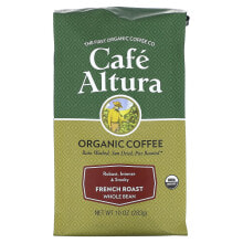 Organic Coffee, Breakfast Blend, Whole Bean, Medium Roast, 10 oz (283 g)