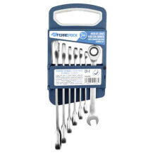 FERRESTOCK FSKLLG007 Fixed Wrench-Ratchet Set 7 Units