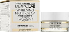 Aufhellende, glättende und pflegende Nachtcreme gegen Pigmentflecken mit Hyaluronsäure - Deborah Milano Dermolab Whitening Night Cream