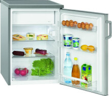 Bomann KS 2194 комбинированный холодильник Отдельно стоящий 119 L A+++ Нержавеющая сталь 721942