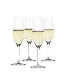 Spiegelau style Champagne Wine Glasses, Set of 4, 8.5 Oz