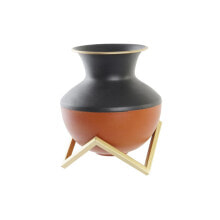 Vase DKD Home Decor Metal Multicolour Modern 18 x 18 x 21 cm