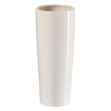 Vase 13 x 13 x 33 cm Ceramic Beige