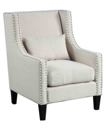 Best Master Furniture glenn with Nailhead Trim Arm Chair