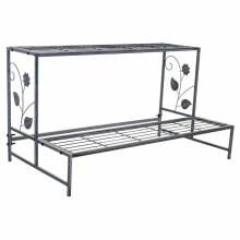 Flower Pot Stand Alexandra House Living Grey Iron 44 x 44 x 80 cm