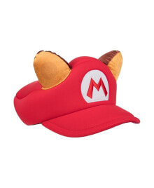 Купить мужские головные уборы Super Mario: Men's The Video Game Raccoon Red Cosplay hat with ears