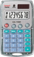 Starlet - Pocket - Basic - 8 digits - 1 lines - Battery/Solar - Transparent