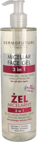 Dermofuture Precision Micellar Face Gel Тонизирующий и очищающий гель для умывания для всех типов кожи 400 мл