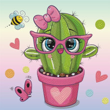 DIAMOND DOTZ DIAMOND DOTZ PRETTY IN PINK CACTUS