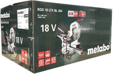 Купить электроинструменты Metabo: Metabo KGS 18 LTX BL 254 18V Akku Kapp- & Gehrungssäge 614254850