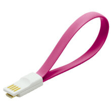 LogiLink USB/Micro USB USB кабель 2.0 USB A Micro-USB A Розовый CU0087