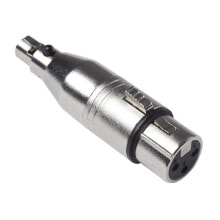 MUSIC STORE Adapter XLR fem. Mini XLR fem