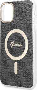 Guess Etui Guess GUHMN61H4STK Apple iPhone 11 czarny/black hardcase 4G MagSafe