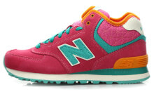 New Balance 574系列 Mid 复古中帮跑步鞋 女款 粉色 / Кроссовки New Balance 574 Mid WH574XX