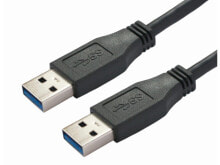 Computer connectors and adapters bachmann 918.081 - 1 m - USB A - USB A - USB 3.2 Gen 1 (3.1 Gen 1) - Black