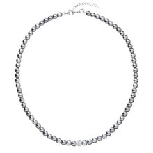 Ювелирные колье Gray bead necklace with Preciosa crystals 32065.3