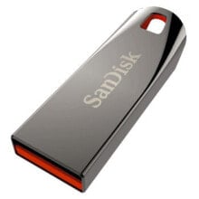 USB flash drives sanDisk CRUZER FORCE - 64 GB - USB Type-A - 2.0 - Capless - Metallic