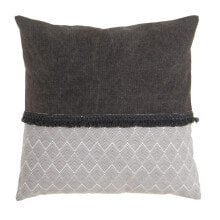 Cushion White Grey 45 x 45 cm